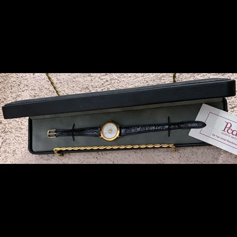 Pedre Brand Treasure Island Casino Las Vegas Now TI Logo Watch With Case Used